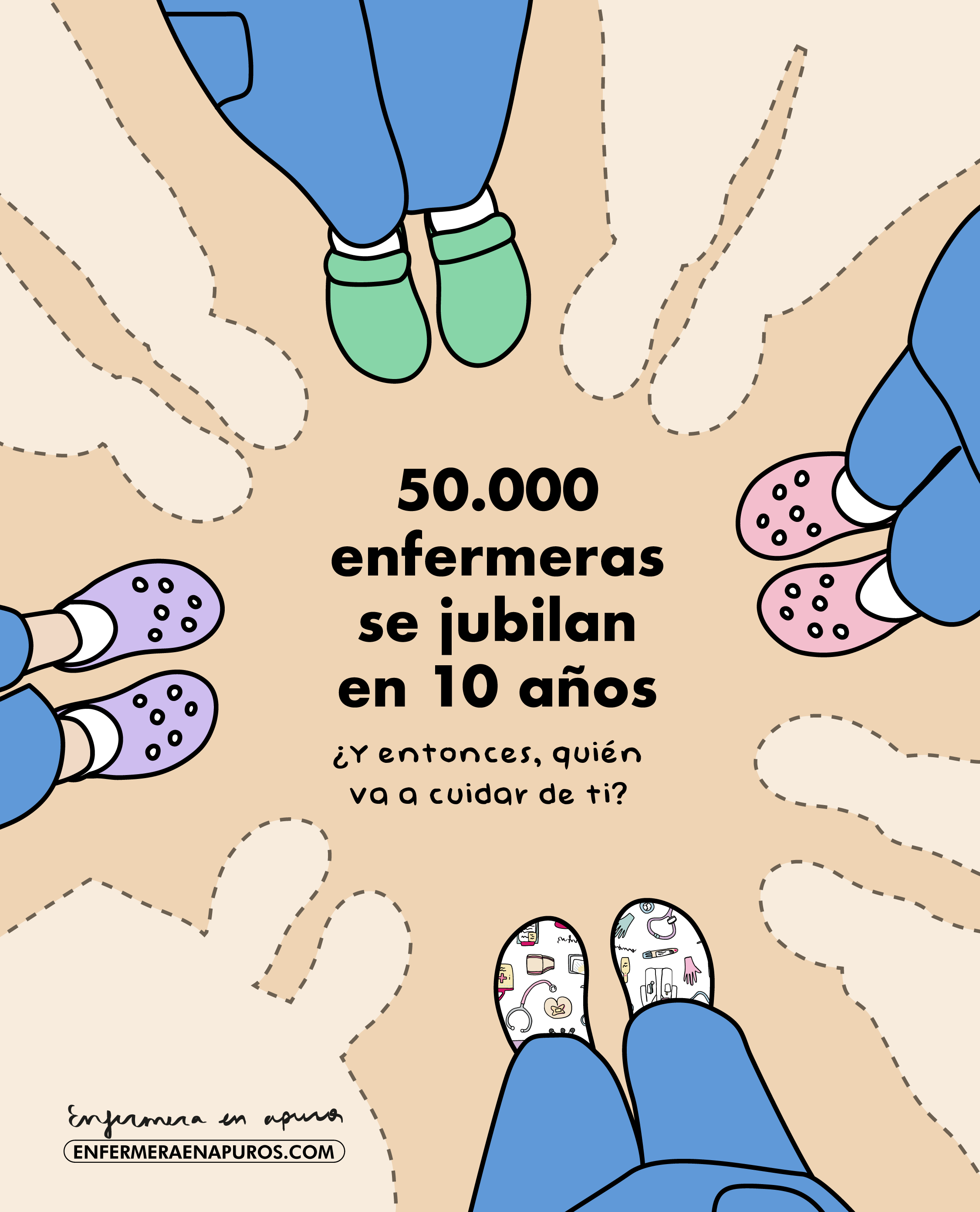 50.000 enfermeras se jubilan en 10 años