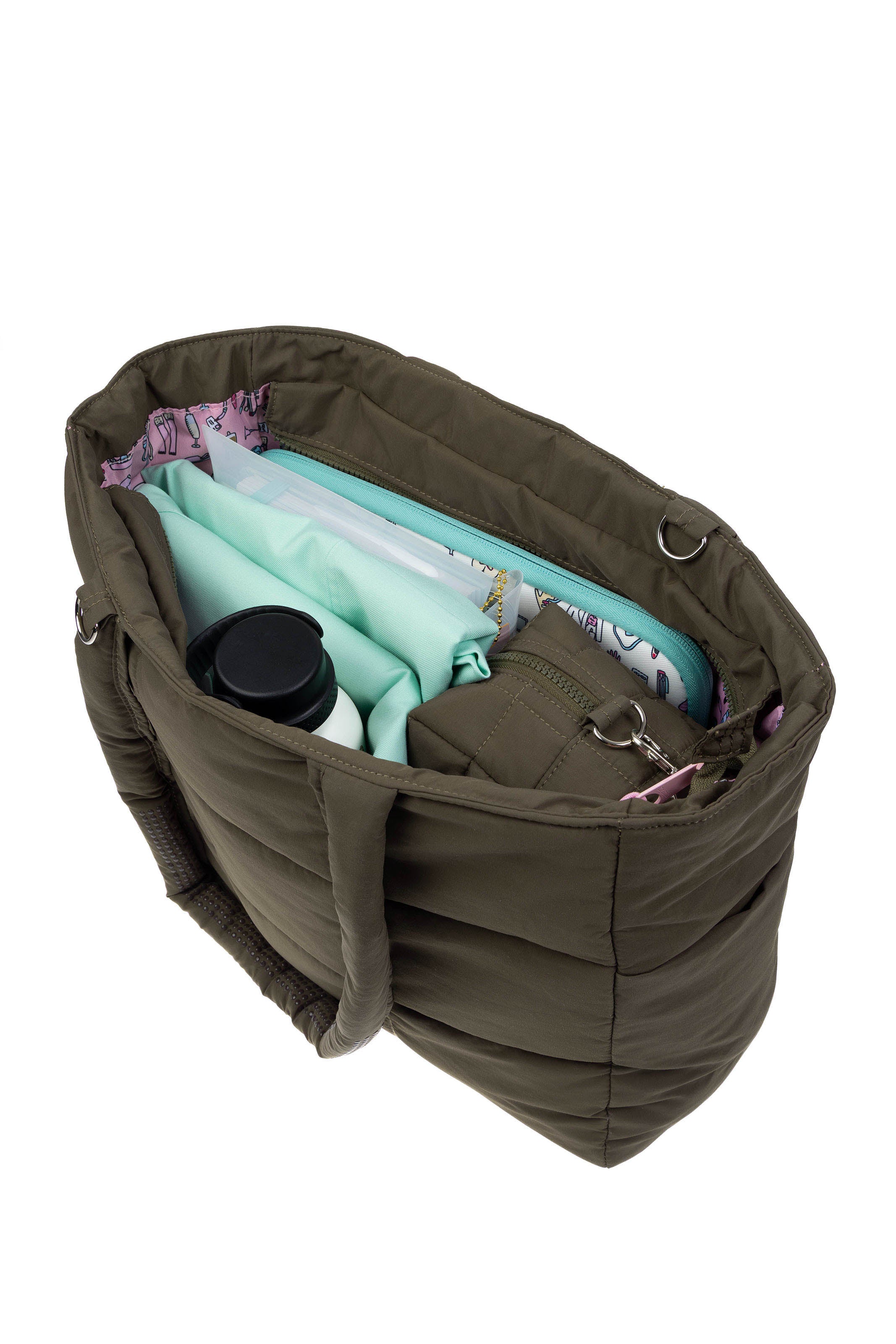 BOLSO PUFFER MARRÓN