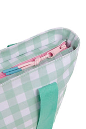BOLSO - VICHY AGUAMARINA