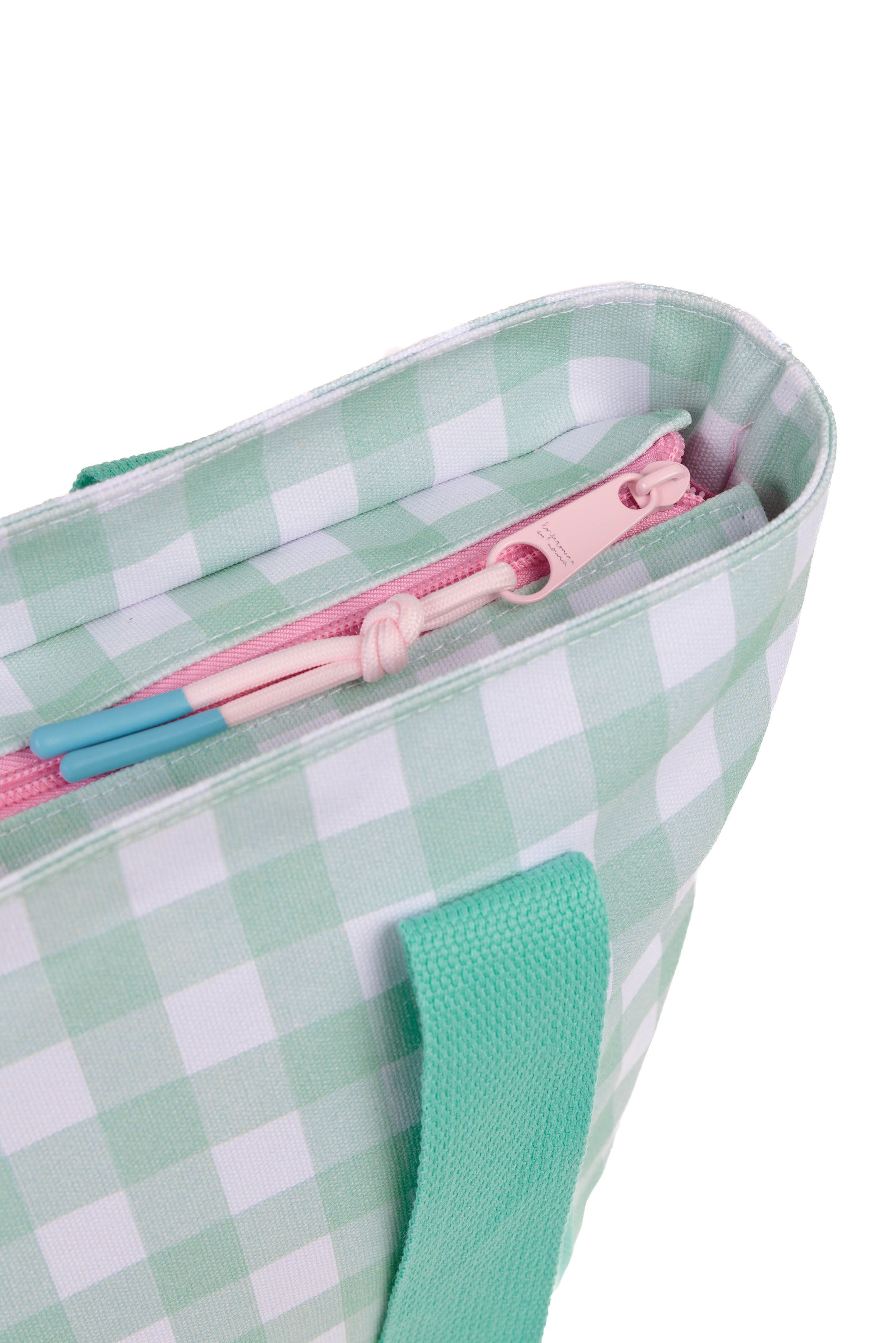 BOLSO - VICHY AGUAMARINA