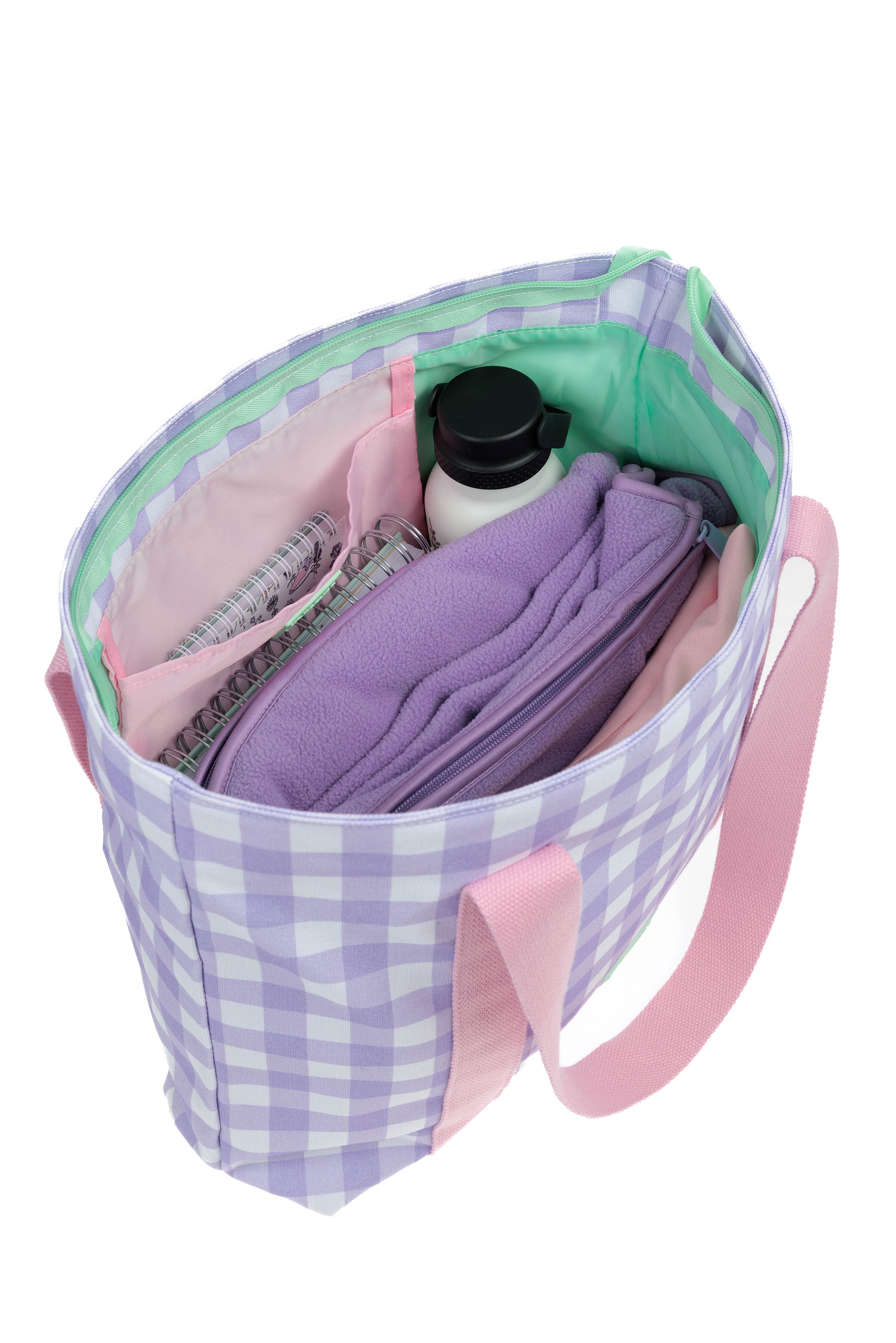 BOLSO - VICHY LILA