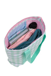 BOLSO - VICHY AGUAMARINA