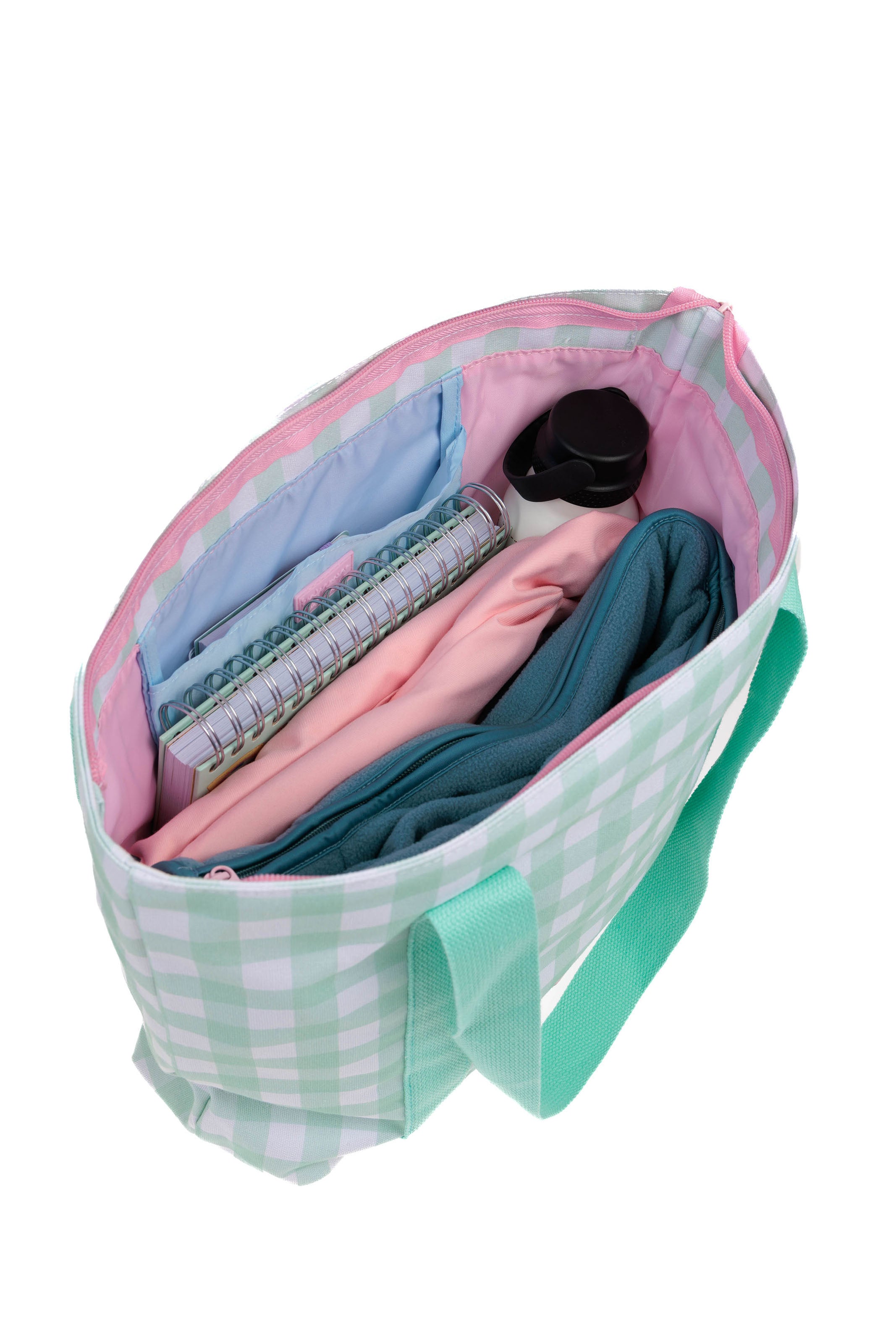 BOLSO - VICHY AGUAMARINA