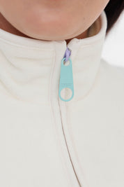 CHAQUETA POLAR ENFERMERA COLORS - CLOUD WHITE