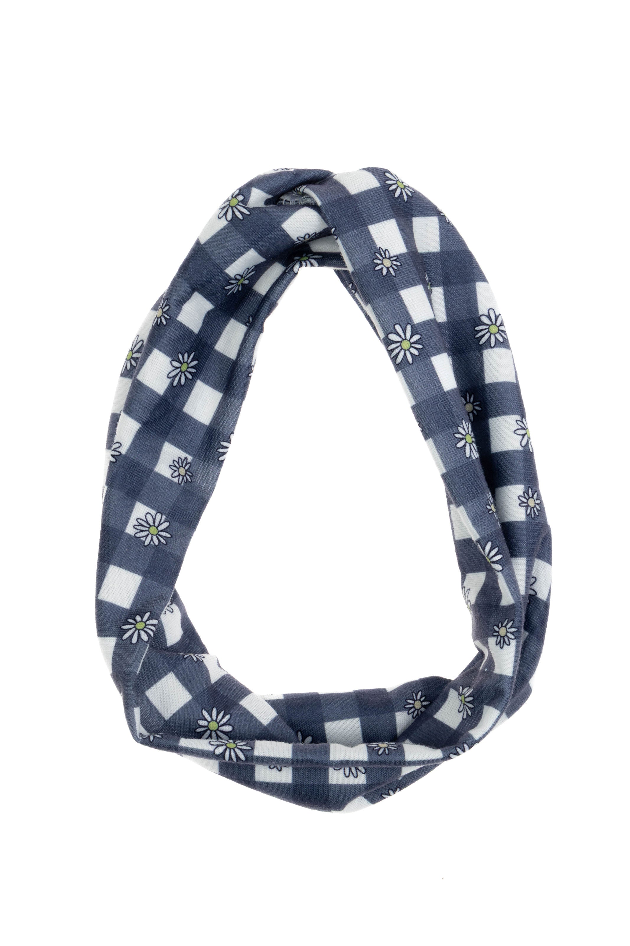 HEADBAND - VICHY DAISIES