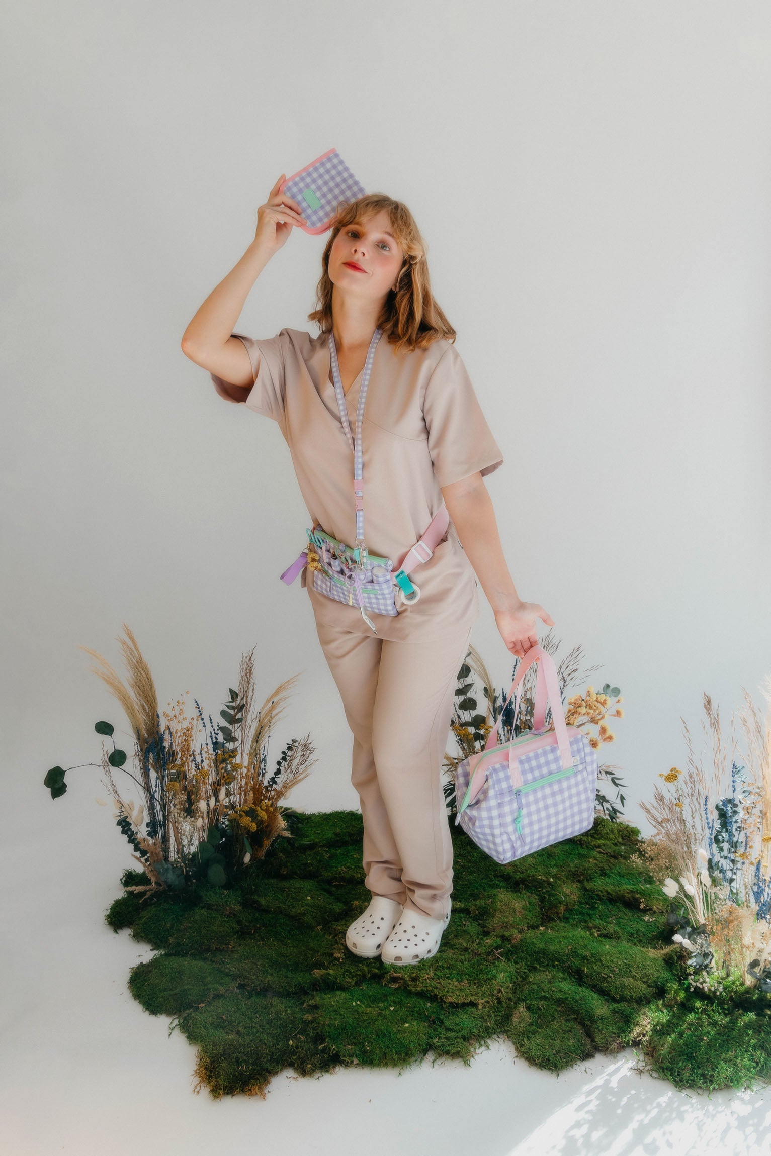FANNY BAG VICHY LILA