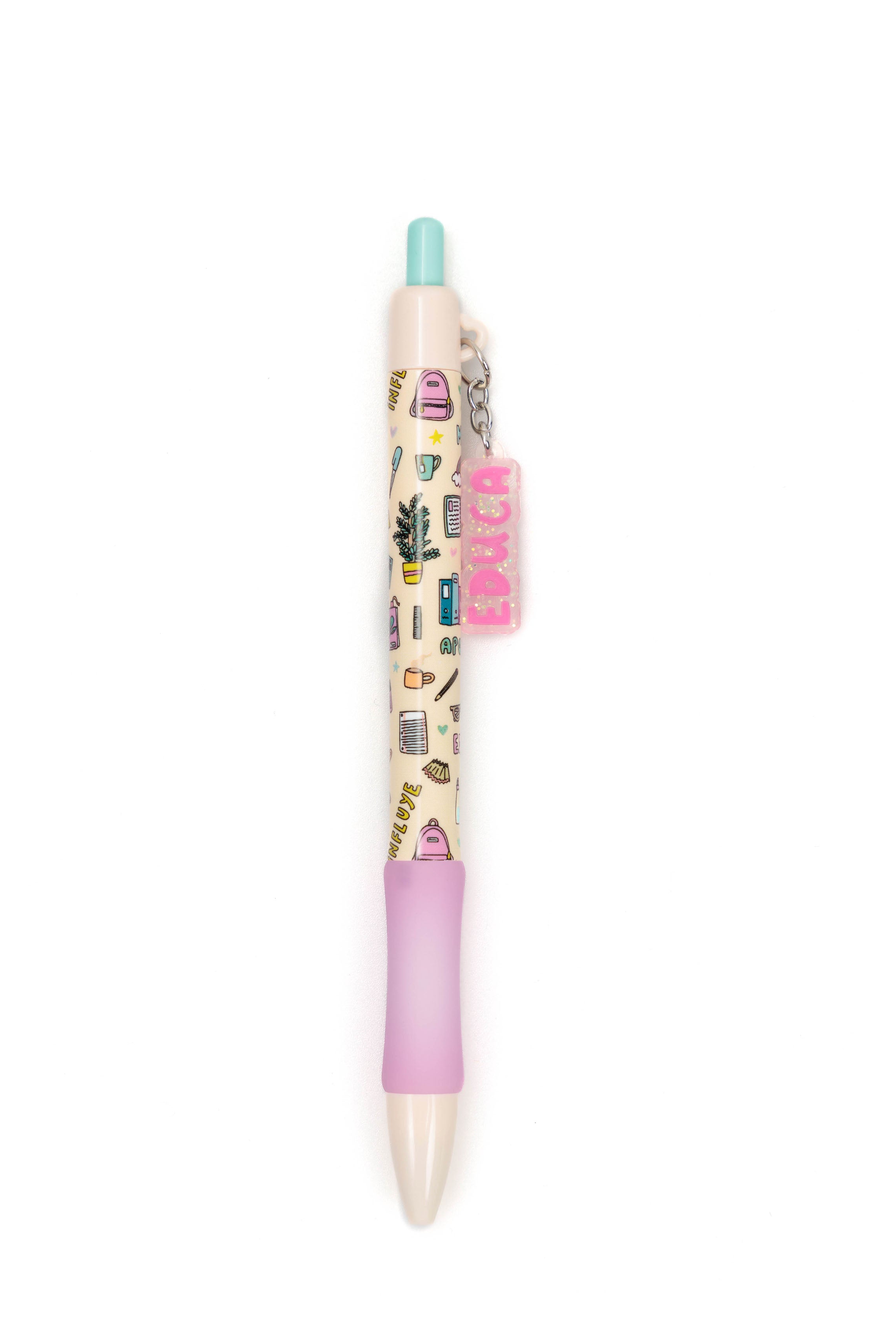 CHARM RETRACTABLE PEN - EDUCATE✏️