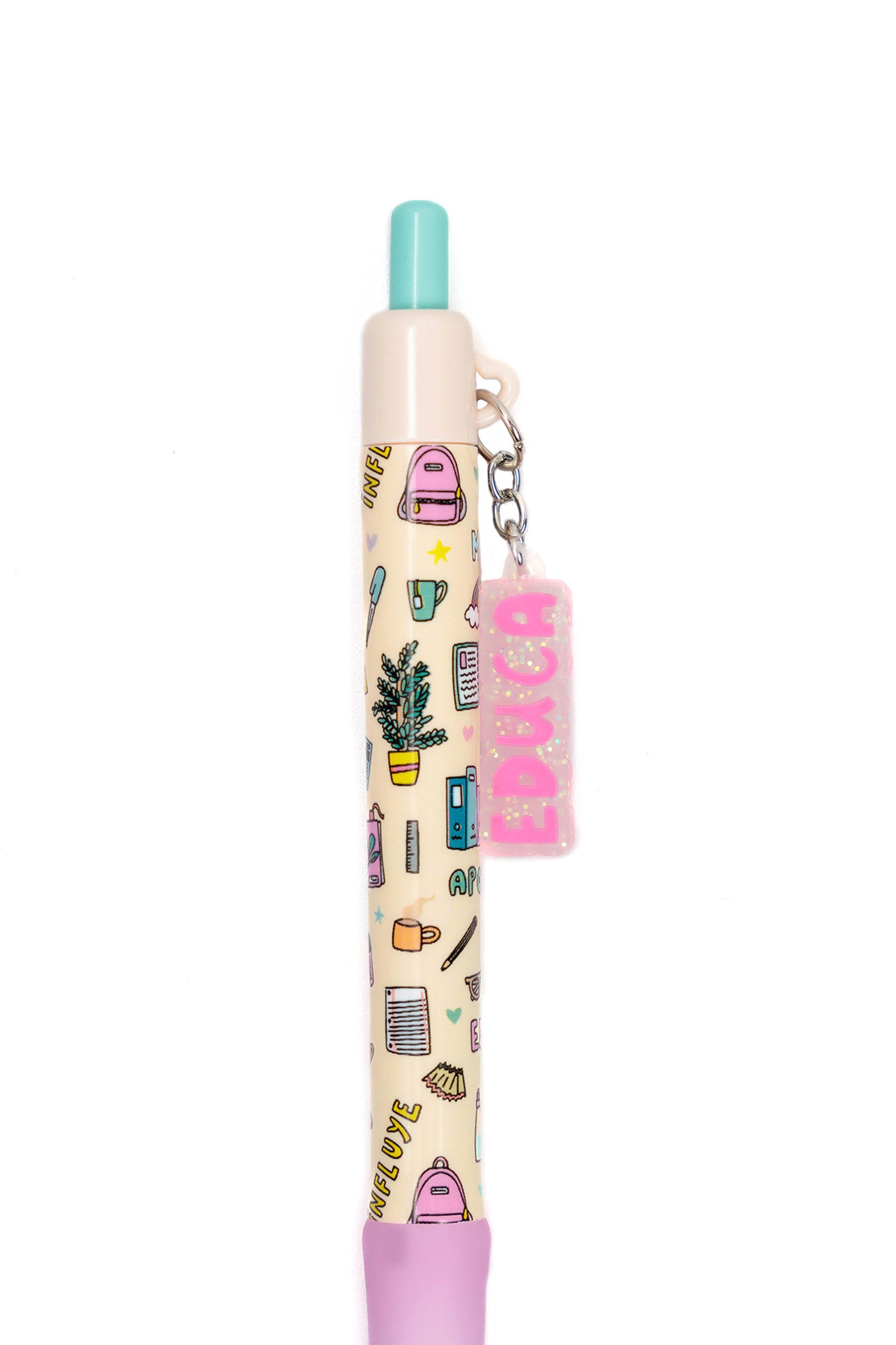 CHARM RETRACTABLE PEN - EDUCATE✏️