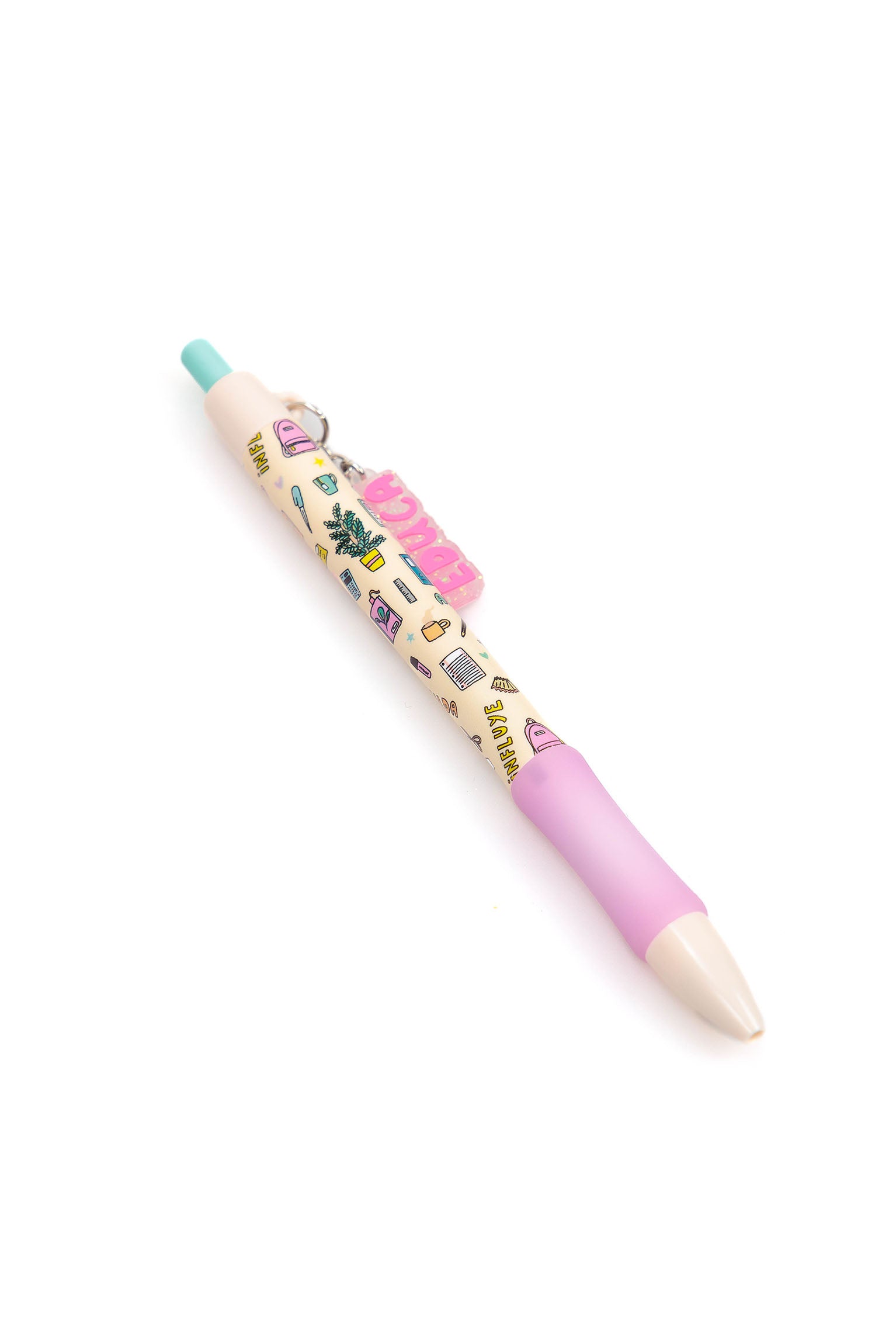 CHARM RETRACTABLE PEN - EDUCATE✏️