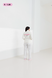 CHAQUETA POLAR ENFERMERA COLORS - CLOUD WHITE