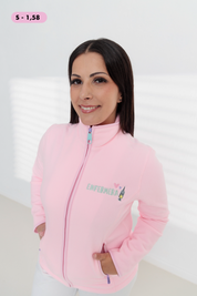 CHAQUETA POLAR ENFERMERA COLORS - SWEET PINK