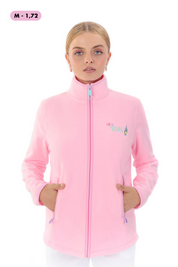 CHAQUETA POLAR TCAE COLORS - SWEET PINK