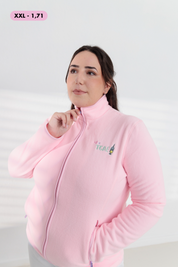 CHAQUETA POLAR TCAE COLORS - SWEET PINK