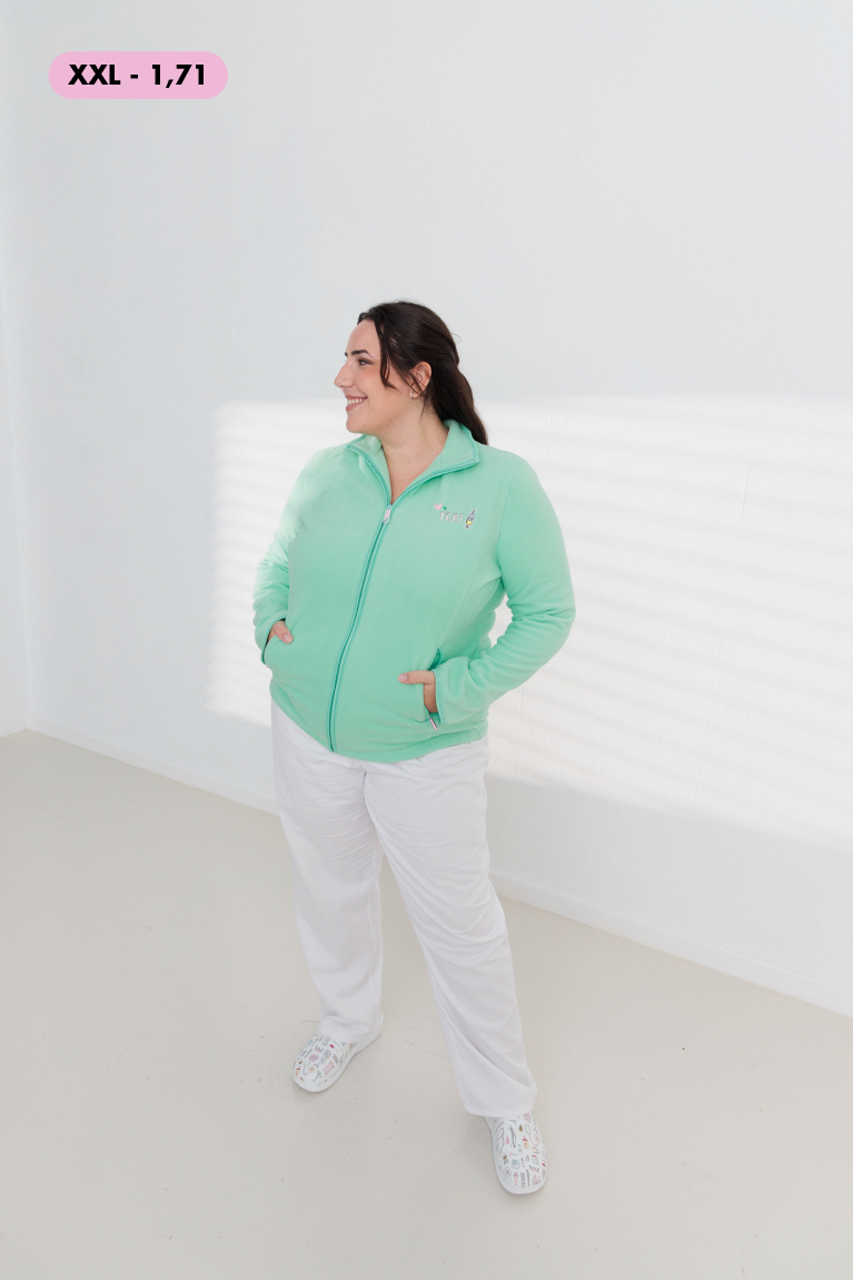 CHAQUETA POLAR TCAE COLORS - MINT