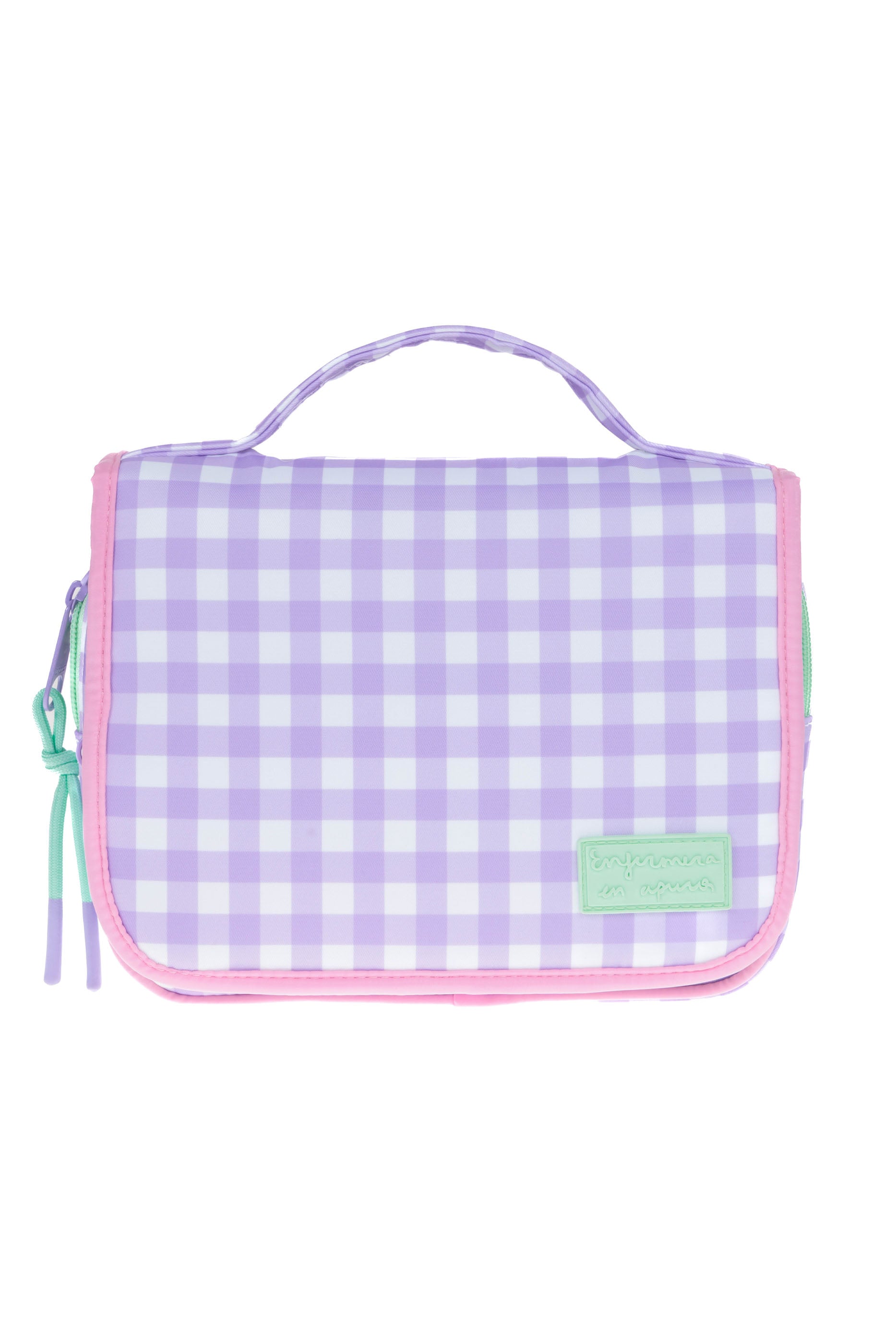 HANGING VANITY CASE - VICHY LILAC