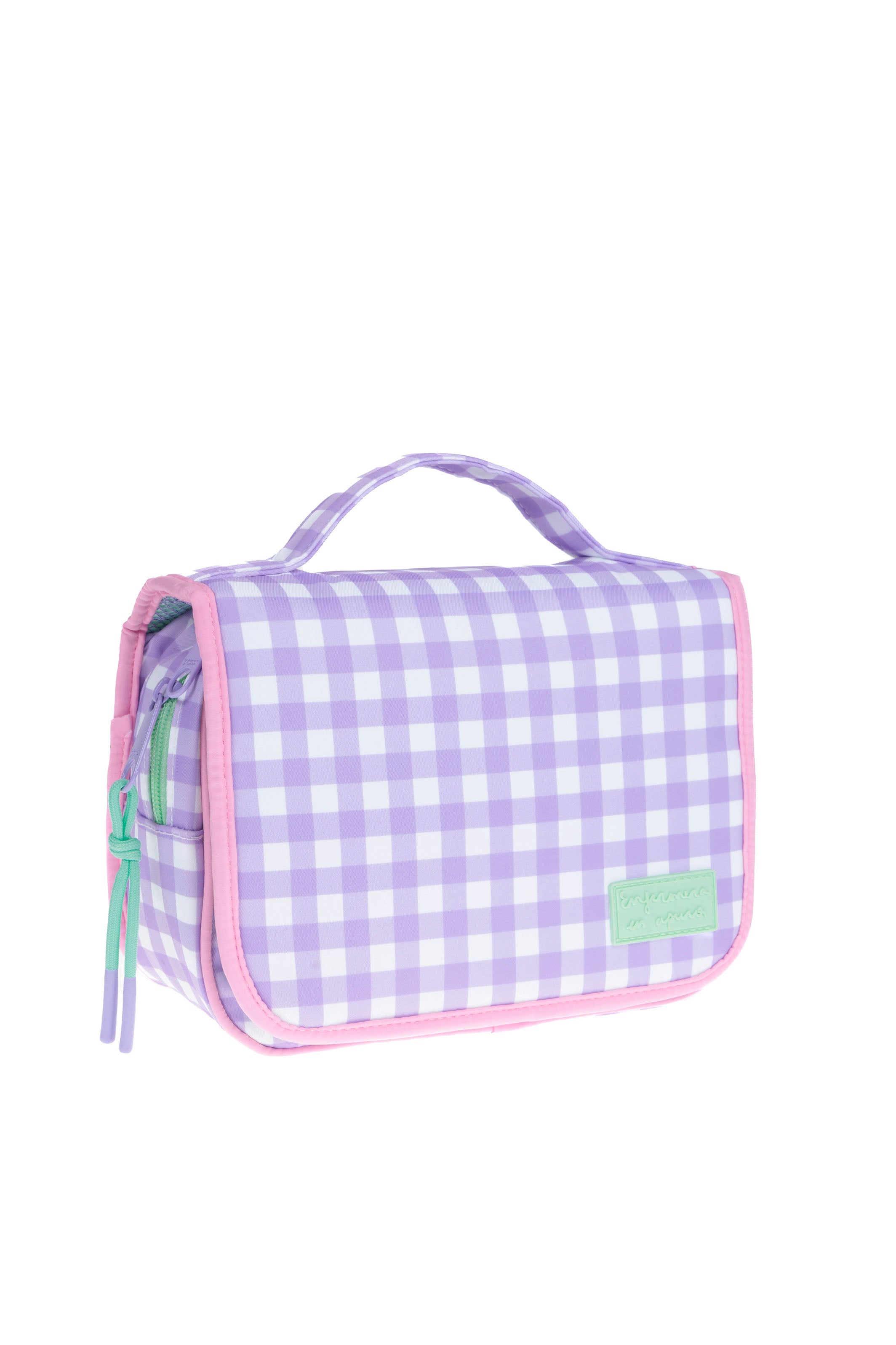 HANGING VANITY CASE - VICHY LILAC