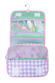 HANGING VANITY CASE - VICHY LILAC