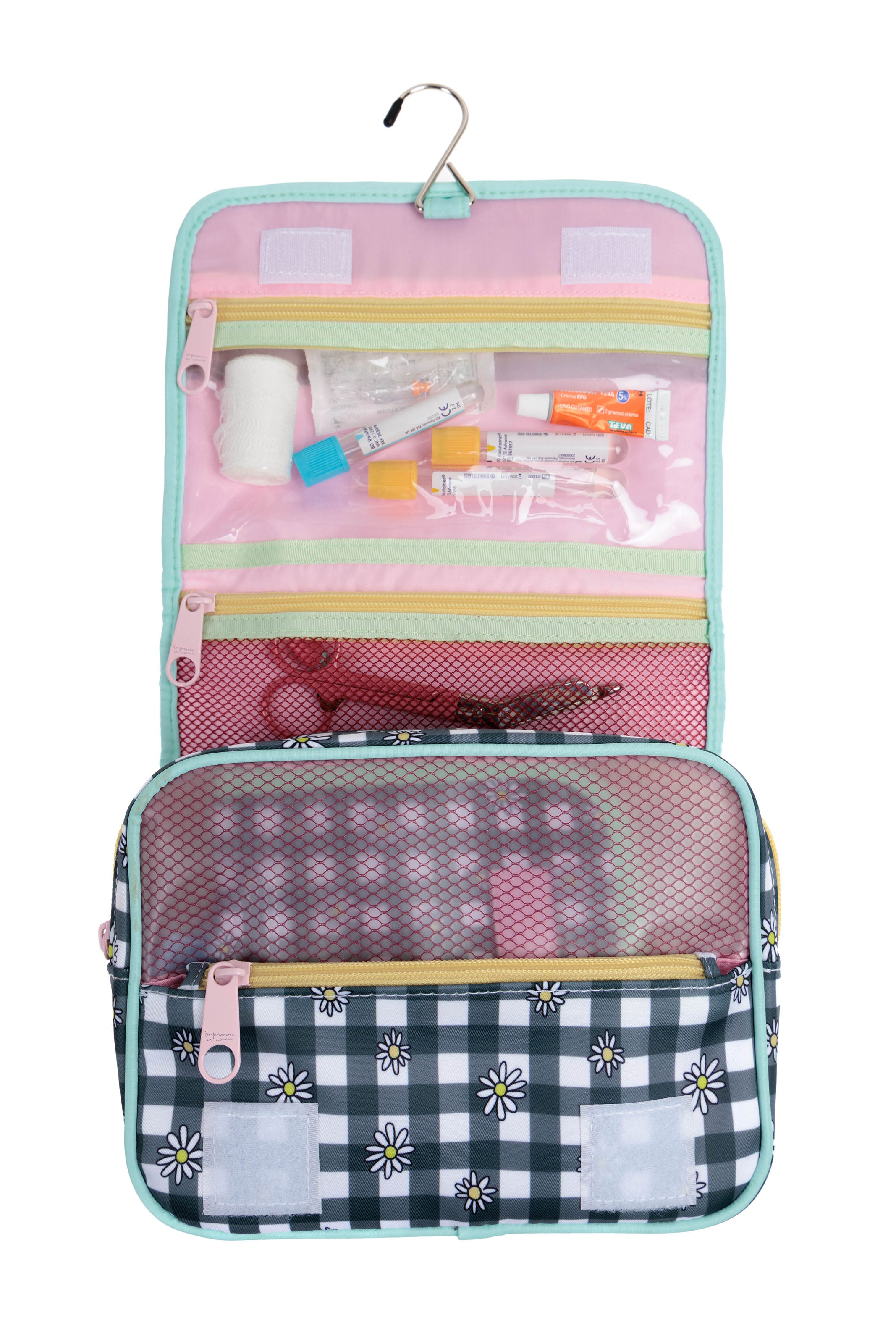 HANGING VANITY CASE - VICHY DAISIES