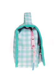 HANGING VANITY CASE - VICHY AQUAMARINE