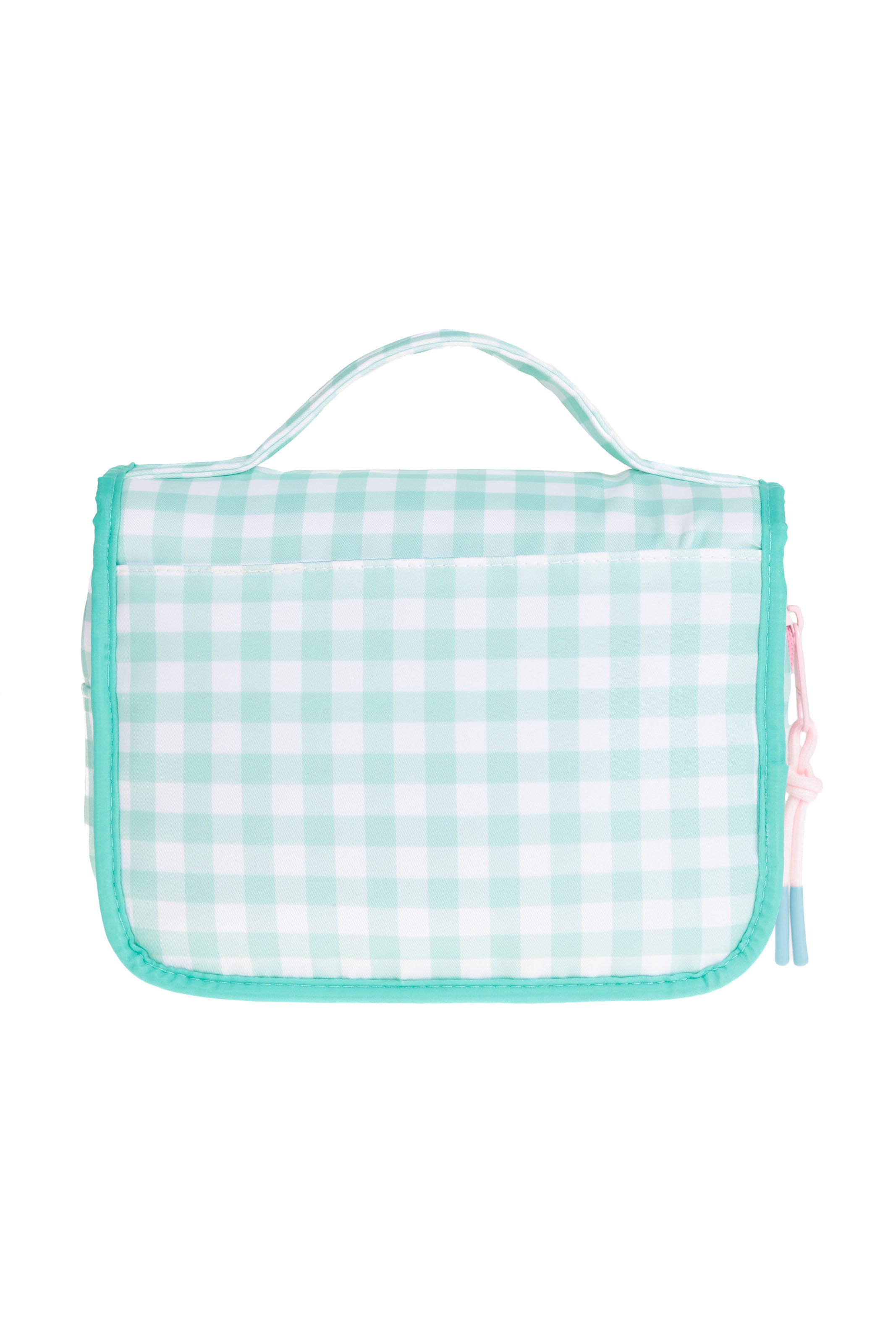 HANGING VANITY CASE - VICHY AQUAMARINE