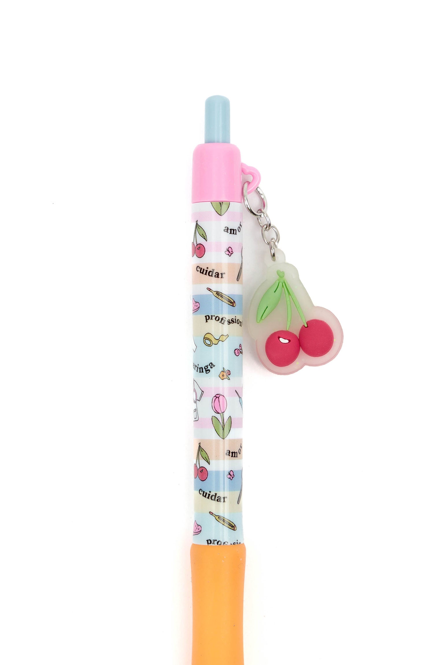 CHARM RETRACTABLE PEN - SERINGA E VOCAÇAO 🍒