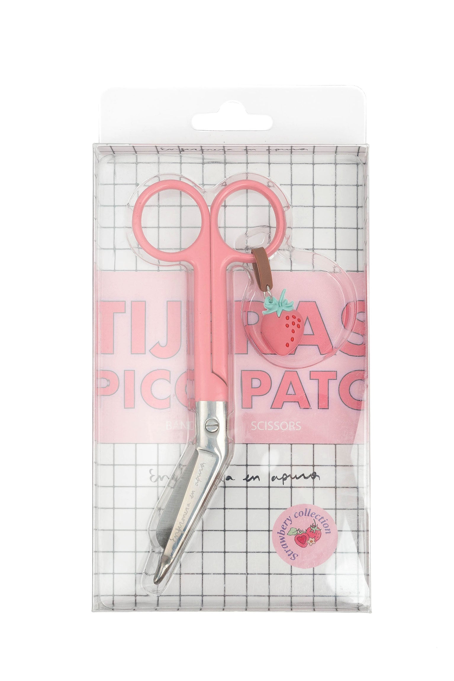 BANDAGE SCISSORS "STRAWBERRY 🍓" - HOT PINK