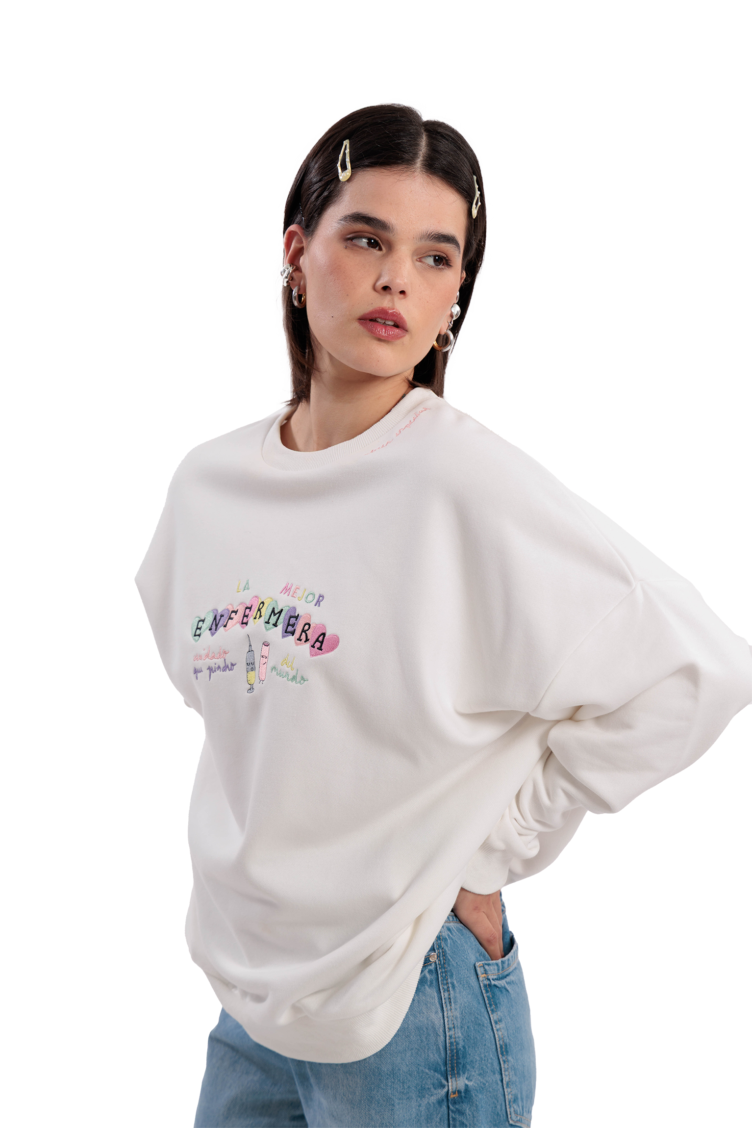 SUÉTER OVERSIZE ENFERMERA