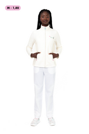 CHAQUETA POLAR TCAE COLORS - CLOUD WHITE