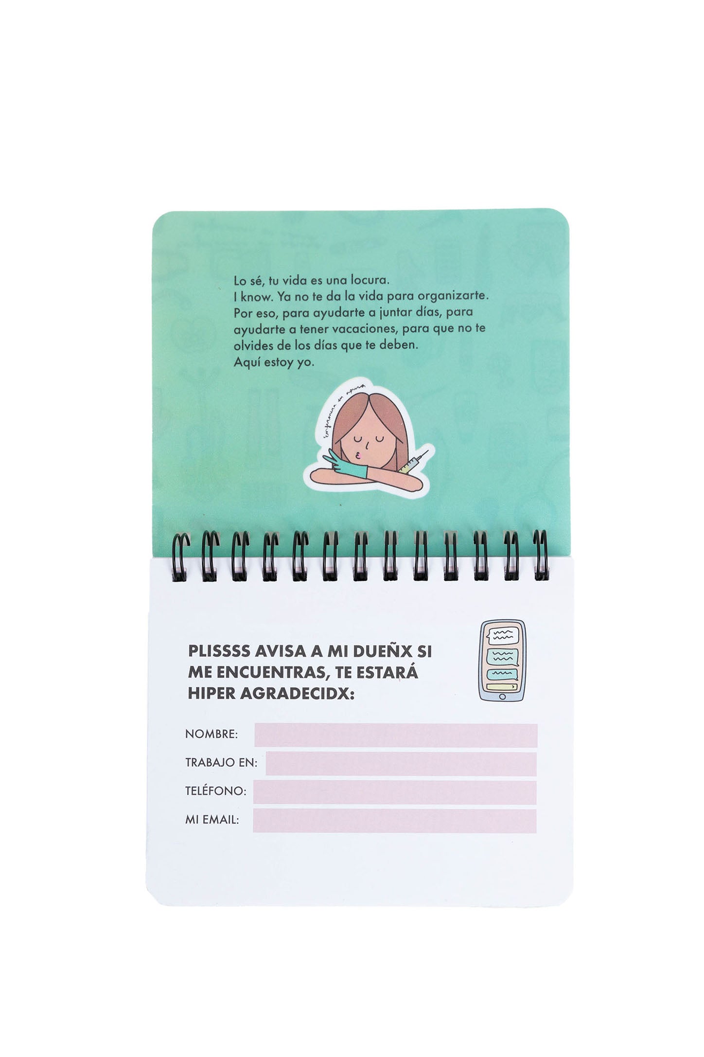 SHIFT PLANNER WITH RINGS - NURSE THINGS