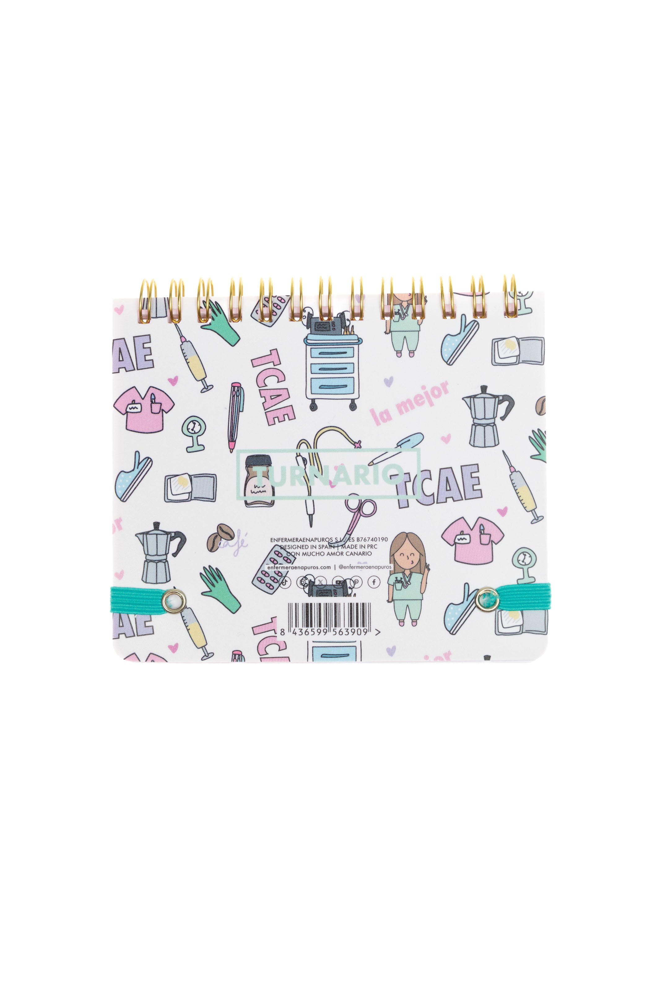 SHIFT PLANNER WITH RINGS - TCAE