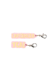LANYARD CHARM - VICHY AGUAMARINA