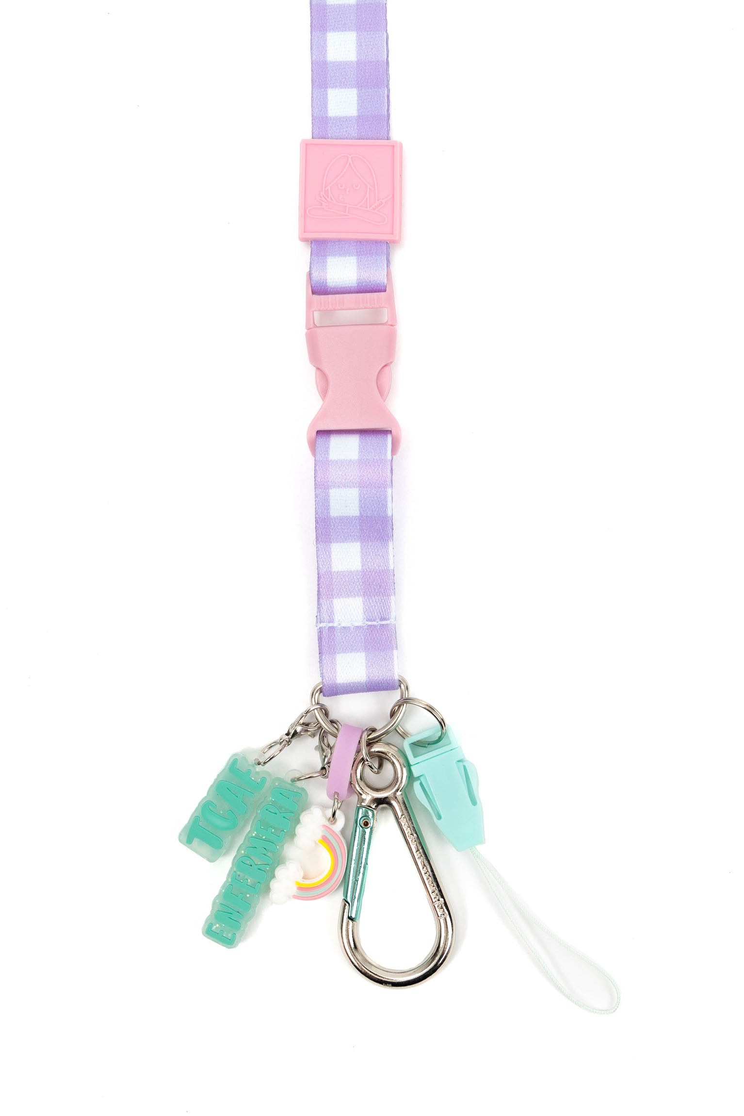 LANYARD CHARM - VICHY LILA