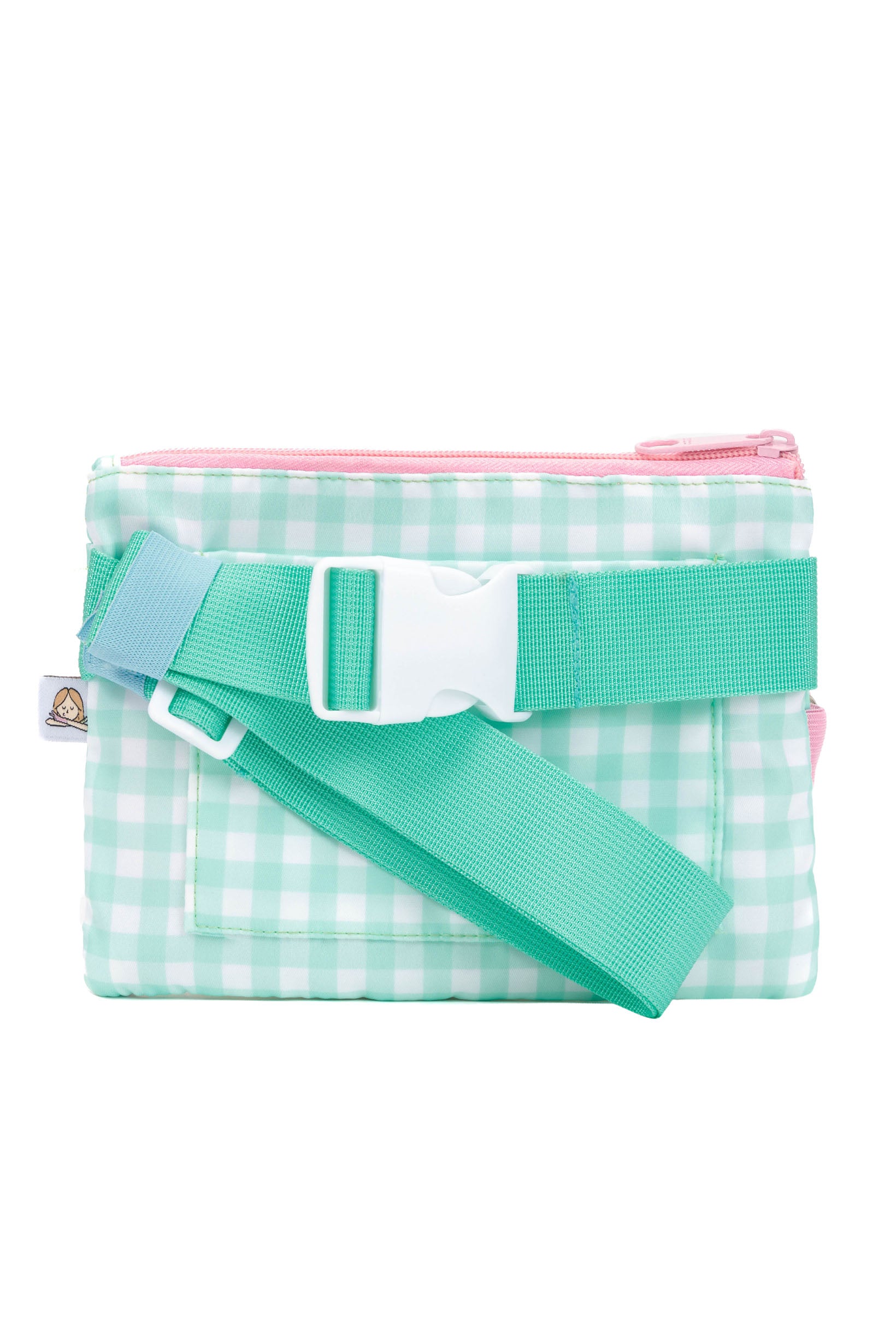FANNY BAG VICHY AGUAMARINA