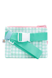 FANNY BAG VICHY AGUAMARINA