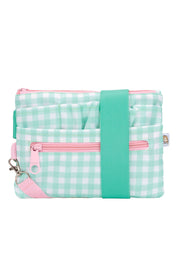 FANNY BAG VICHY AGUAMARINA