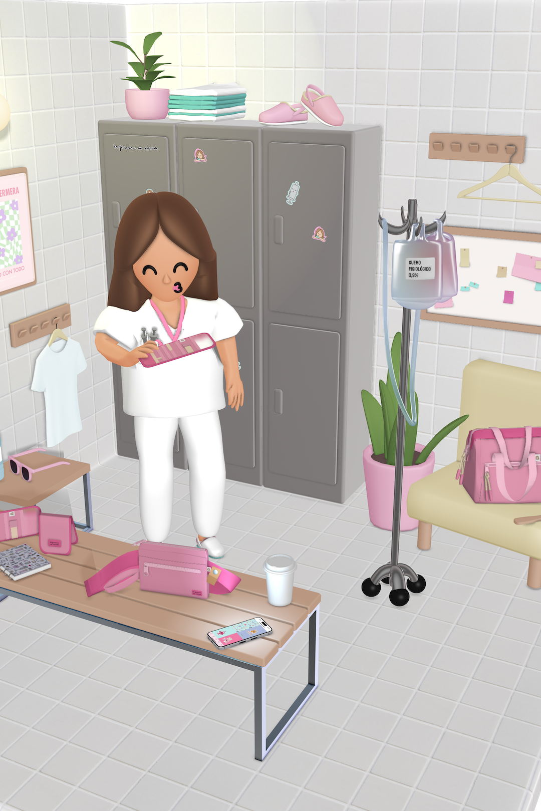 NEVERITA ASAS ROSA - SOFT COLORS