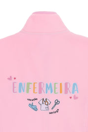 CHAQUETA POLAR ENFERMEIRA COLORS - SERINGA E VOCAÇÃO 🍒