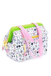 LUNCH BAG WITH HANDLES - LOVELY ANIMALS
