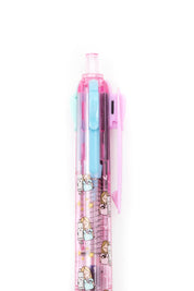 PEN 4 COLORS  "SYRINGE-LOVE"- PINK