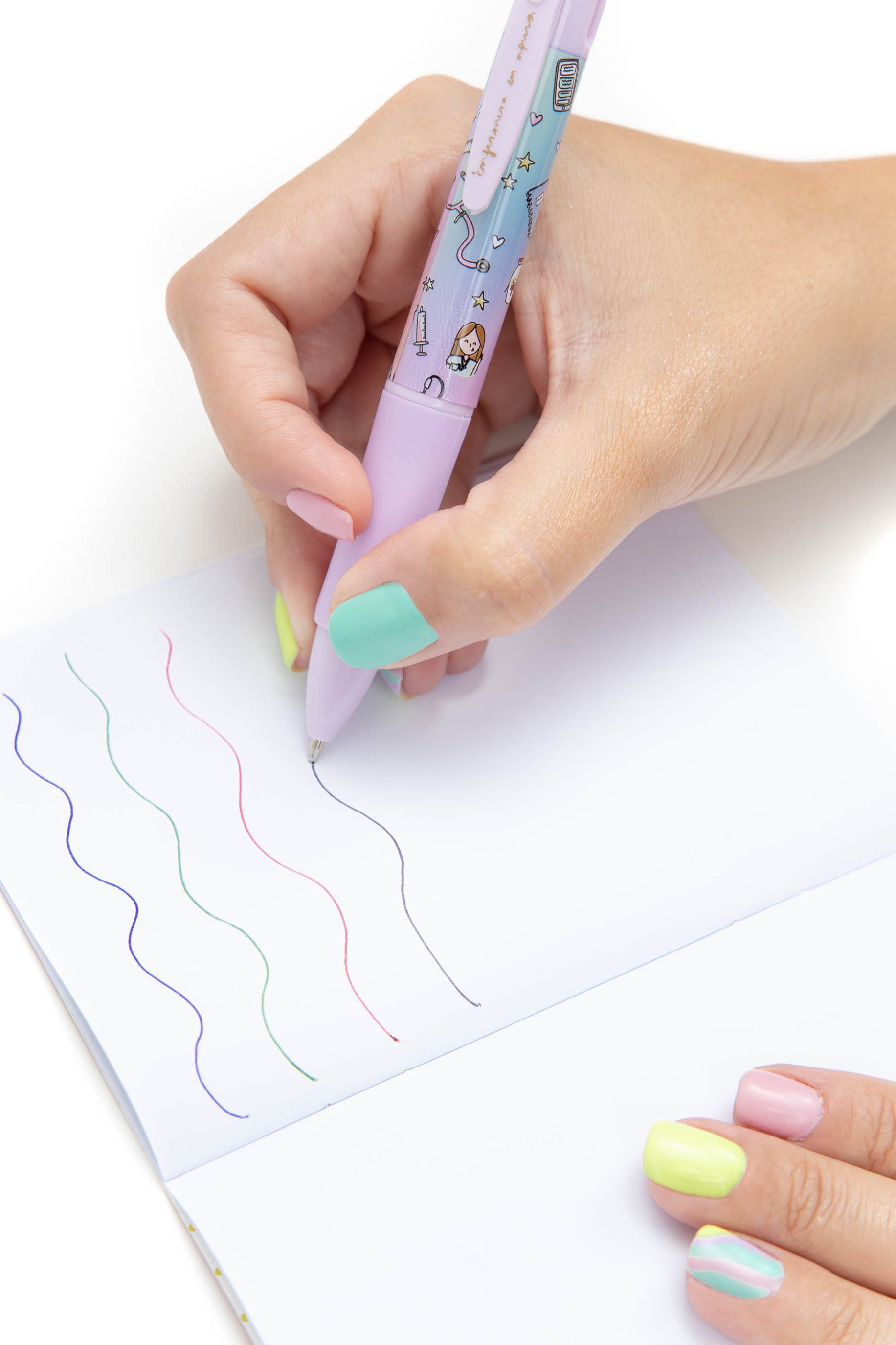 4 COLOR PEN RAINBOW - LILAC 🌈