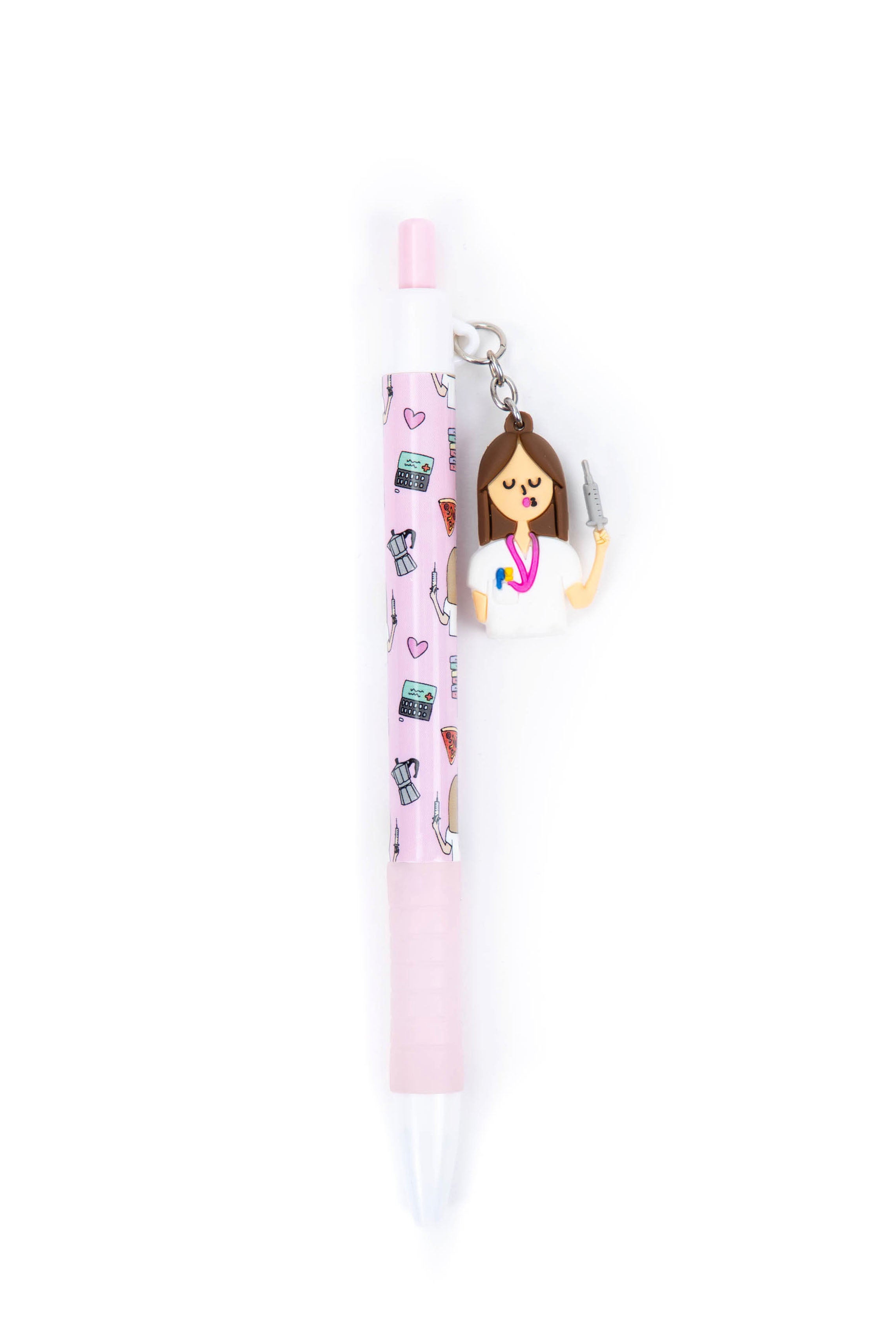 CHARM RETRACTABLE PEN - "GIVE A SHOT TO YOUR ASS"