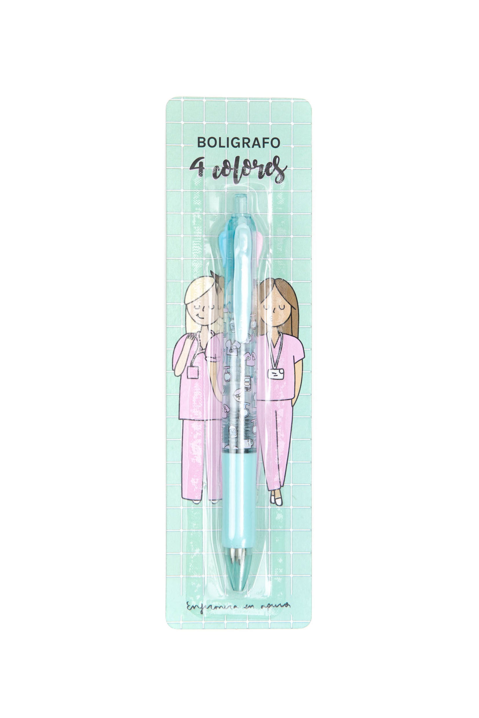 4 COLOR PEN "HOSPITAL LIFE"  AQUAMARINE