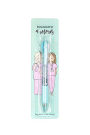 4 COLOR PEN "HOSPITAL LIFE"  AQUAMARINE