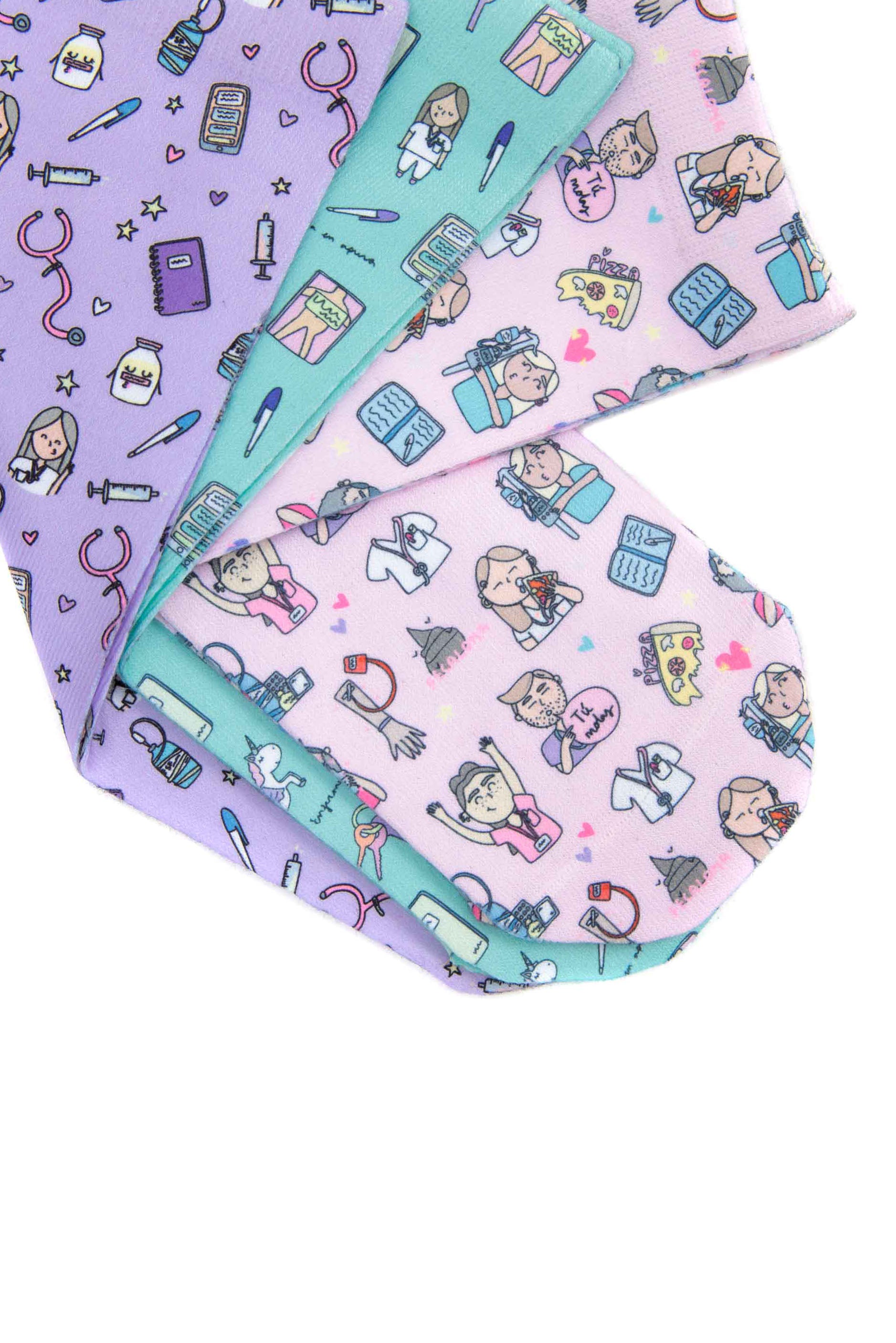 3 PACK EXTRA COMFORT SOCKS FANTASY