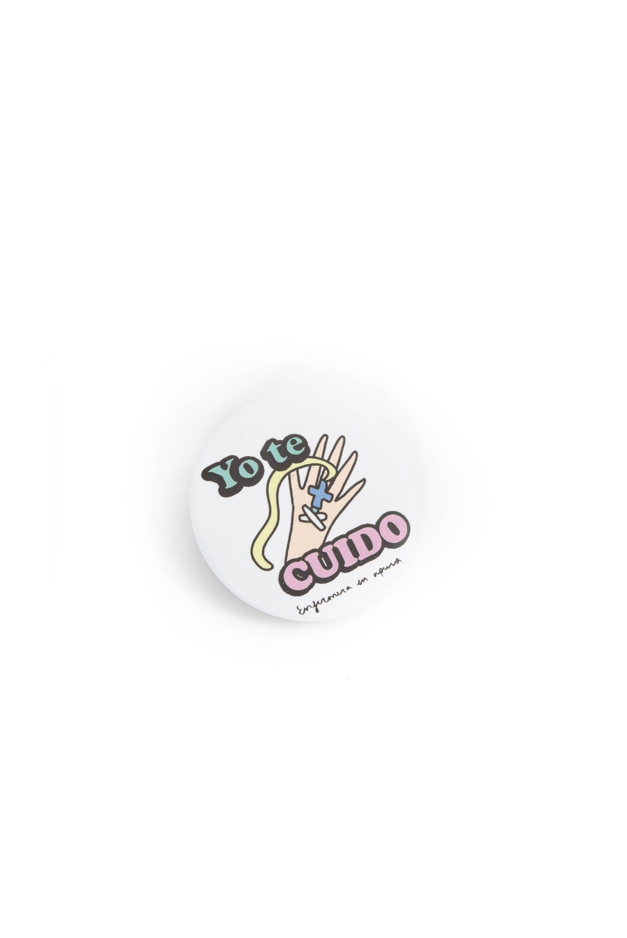 BADGE "YO TE CUIDO" (I take care of you)
