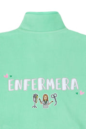 CHAQUETA POLAR ENFERMERA COLORS - MINT