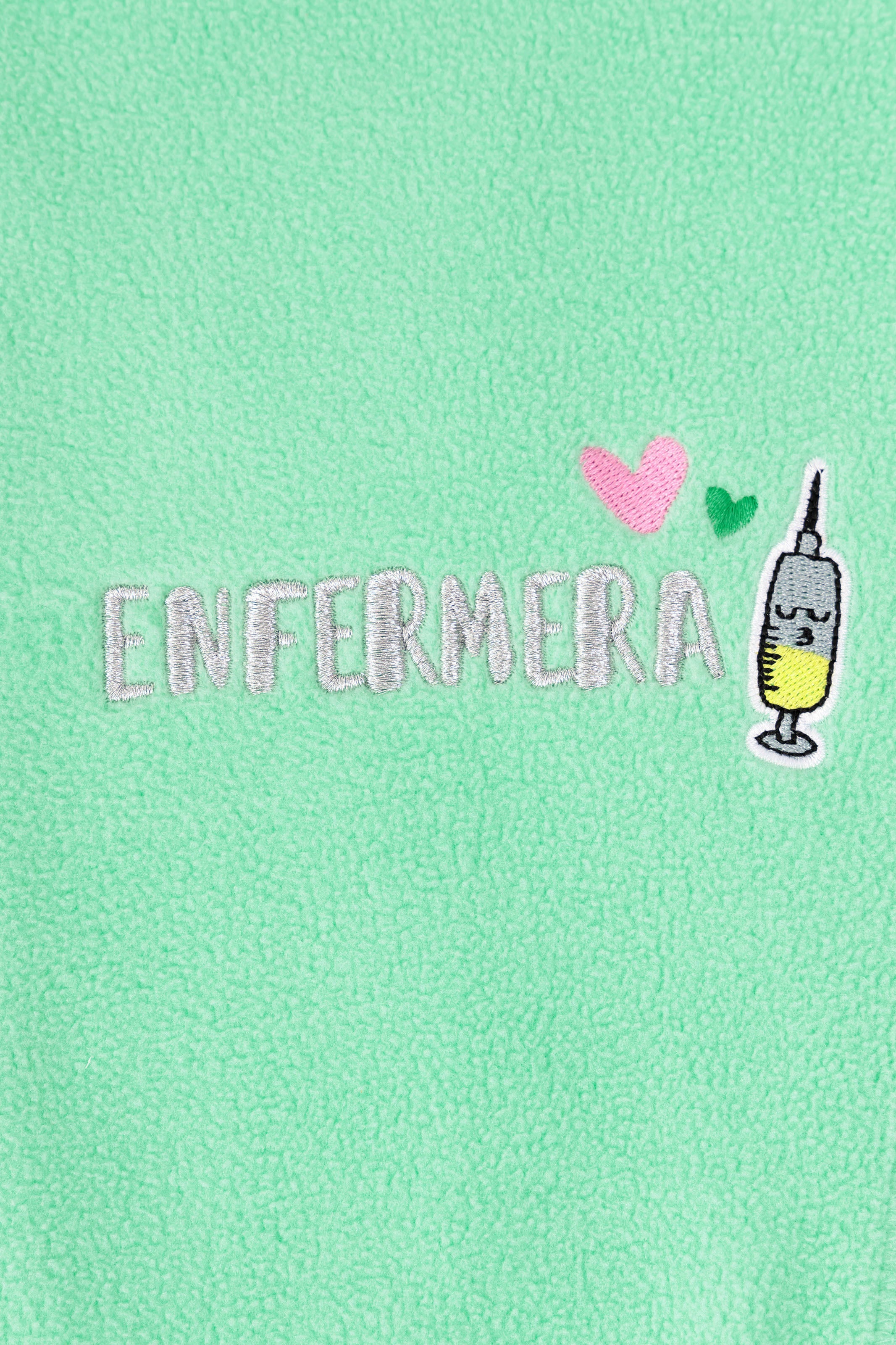 CHAQUETA POLAR ENFERMERA COLORS - MINT