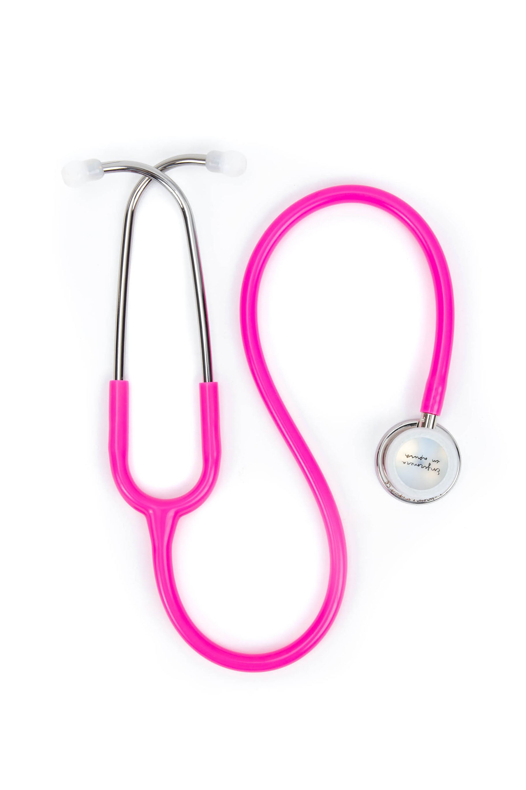 STETHOSCOPE CLASSIC EDITION SILVER - FUCHSIA