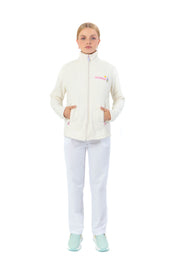 CHAQUETA POLAR ENFERMERA COLORS - CLOUD WHITE - A/W23