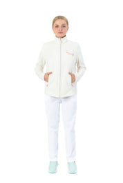 CHAQUETA POLAR TCAE COLORS - CLOUD WHITE - A/W23